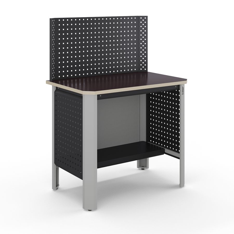 Верстак слесарный безтумбовый  с одинарным экраном Kobor Expert MW/P1-100/70 Z1.2